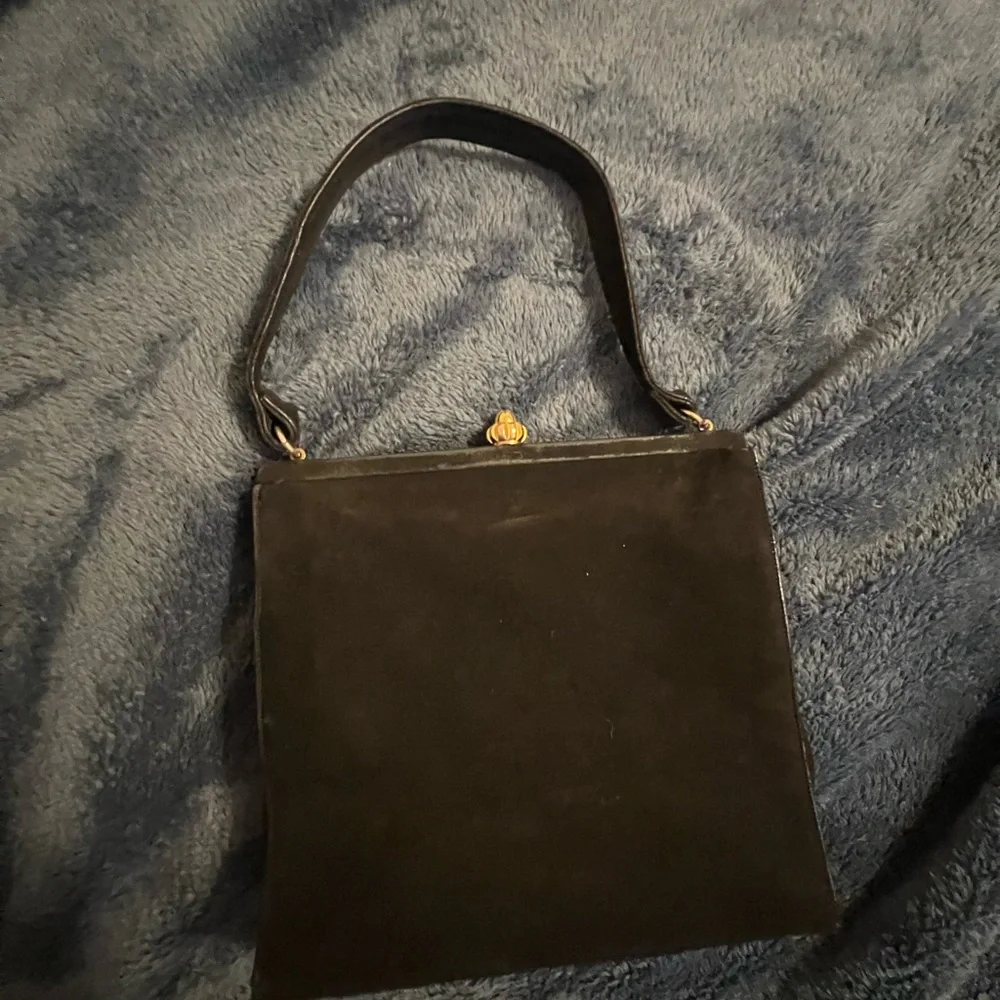 Vintage Koret Handbag Purse with gold tone clasp - Picture 5 of 10